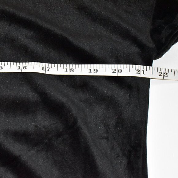 Cable & Gauge Sport Long Sleeve Mock Neck Velour Pullover Top Size M - Picture 4 of 11